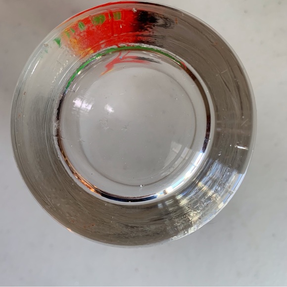 Set of 3 1950’s Federal Glass Red Crowing Rooster Juice Glasses - Picture 5 of 5